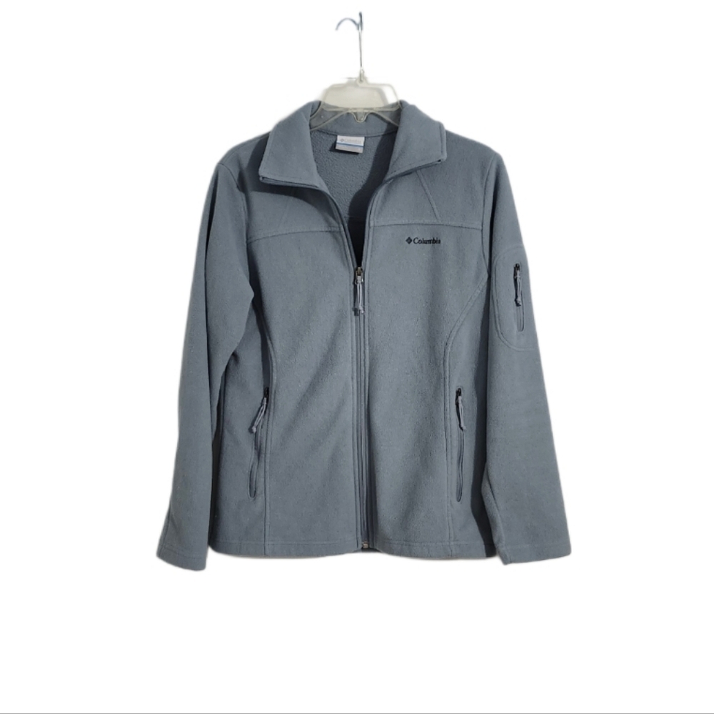 Columbia   Women's  Small   Fleece Jacket   Blue